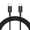 Tech-Protect NCA45W-GAN 2-Port 45W Wall Charger with USB-C Cable - Black