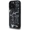Karl Lagerfeld Grained Pattern &amp; Logo MagSafe Case for iPhone 16 Pro Max - Black