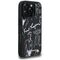 Karl Lagerfeld Grained Pattern &amp; Logo MagSafe Case for iPhone 16 Pro Max - Black