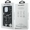 Karl Lagerfeld Grained Pattern &amp; Logo MagSafe Case for iPhone 16 Pro Max - Black
