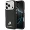 Karl Lagerfeld Karl &amp; Choupette Head Pins Saffiano MagSafe Case for iPhone 17 Pro Max - Black