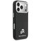 Karl Lagerfeld Karl &amp; Choupette Head Pins Saffiano MagSafe Case for iPhone 17 Pro Max - Black