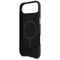 Karl Lagerfeld Karl &amp; Choupette Head Pins Saffiano MagSafe Case for iPhone Air - Black
