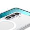 Spigen Ultra Hybrid Mag MagSafe Case for Samsung Galaxy S26 - Clear and White