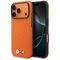 BMW M FW Metal Logo MagSafe Case for iPhone 17 Pro - Orange
