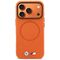 BMW M FW Metal Logo MagSafe Case for iPhone 17 Pro - Orange