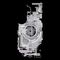 Spigen Ultra Hybrid Mag MagSafe Case for Samsung Galaxy S26+ Zero One - Clear and White
