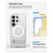 Spigen Ultra Hybrid S Mag MagSafe Case for Samsung Galaxy S26 Ultra - Clear and White