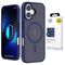 3mk Smoke MagCase for iPhone 16 - Blue-Translucent