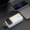 Dudao K15Max 30000mAh PD 22.5W Powerbank with USB-C and Lightning Cables - White | Techbox