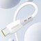 Dudao L25SC 60W USB-C - USB-C Cable with Soft Silicone Braid 2m - White | Techbox