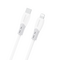 Dudao L25SX 30W USB-C - Lightning Cable with Soft Silicone Braid 1m - White - Cables & Adapters - Cables & Accessories - Techbox