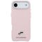 Karl Lagerfeld Karl &amp; Choupette Head Pins Saffiano MagSafe iPhone Air Case - Pink