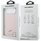 Karl Lagerfeld Karl &amp; Choupette Head Pins Saffiano MagSafe iPhone Air Case - Pink