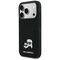 Karl Lagerfeld Rhinestones Karl&amp;Choupette Pin Case for iPhone 17 Pro - Black