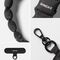 Ringke Holder &amp; Puffer Hand Strap Phone Lanyard - Black
