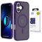 3mk Smoke MagCase for iPhone 16 - purple-translucent