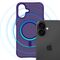 3mk Smoke MagCase for iPhone 16 - purple-translucent