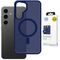 3mk Smoke MagCase for Samsung Galaxy S25 - Blue-Translucent