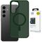 3mk Smoke MagCase for Samsung Galaxy S25 - Green-Translucent