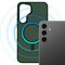 3mk Smoke MagCase for Samsung Galaxy S25 - Green-Translucent