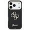 Guess IML 4G Script Metal case for iPhone 17 Pro - black