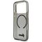 Guess IML Glitters Script Strap MagSafe Case for iPhone 17 Pro - Black