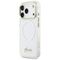 Guess IML Gradient Script Metal MagSafe Case for iPhone 17 Pro Max - White