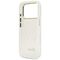 Guess IML Gradient Script Metal MagSafe Case for iPhone 17 Pro Max - White