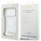 Guess IML Gradient Script Metal MagSafe Case for iPhone 17 Pro Max - White