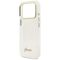 Guess IML Gradient Script Metal MagSafe Case for iPhone 17 Pro - White