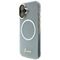 Guess IML Gradient Script Metal MagSafe Case for iPhone 17 - White