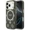 Guess IML Peony Dot MagSafe Case for iPhone 17 Pro - Black