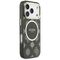 Guess IML Peony Dot MagSafe Case for iPhone 17 Pro - Black
