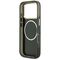 Guess IML Peony Dot MagSafe Case for iPhone 17 Pro - Black
