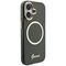 Guess IML Script Metal MagSafe Case for iPhone 17 - Black