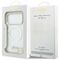 Guess IML Script Metal MagSafe Case for iPhone 17 Pro - Clear