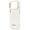 Guess IML Script Metal MagSafe Case for iPhone 17 Pro Max - Clear