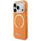 Guess IML Script Metal MagSafe Case for iPhone 17 Pro - Orange