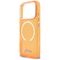 Guess IML Script Metal MagSafe Case for iPhone 17 Pro - Orange