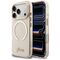 Guess IML Script Metal MagSafe Case for iPhone 17 Pro - Pink