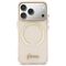 Guess IML Script Metal MagSafe Case for iPhone 17 Pro - Pink