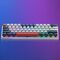 Machenike K500-B61 Wired Mechanical Gaming Keyboard with Backlight, Red Switch - White and Blue