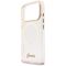 Guess IML Script Metal MagSafe Case for iPhone 17 Pro - Pink