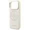 Guess Perforated 4G MagSafe Case for iPhone 17 Pro - Beige