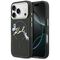 Karl Lagerfeld IML Choupettes Karl Script Logo MagSafe Case for iPhone 17 Pro Max - Black