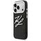 Karl Lagerfeld IML Glitter KL Diamond Logo Case for iPhone 17 Pro - Black