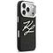 Karl Lagerfeld IML Glitter KL Diamond Logo Case for iPhone 17 Pro - Black