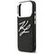 Karl Lagerfeld IML Glitter KL Diamond Logo Case for iPhone 17 Pro - Black
