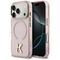 Karl Lagerfeld IML K Head Logo MagSafe Case for iPhone 17 Pro Max - Pink